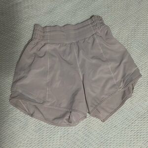 Lululemon light pink hottyhot shorts